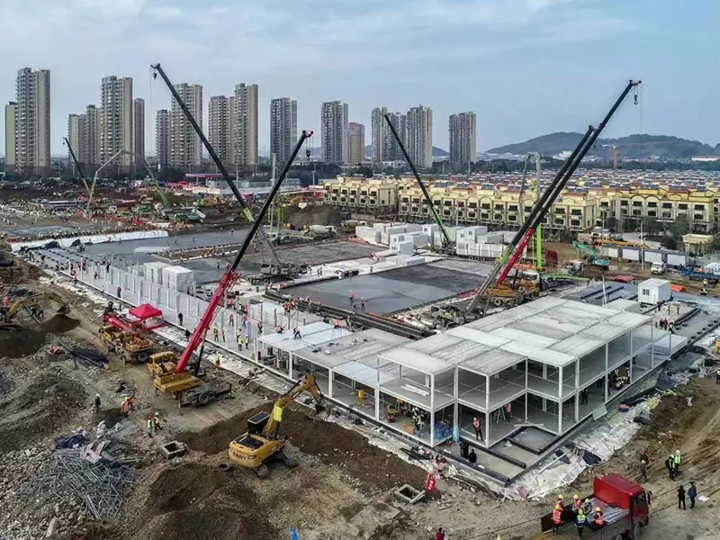 മോഡുലാർ സ്റ്റീൽ സ്ട്രക്ചർ ഹോസ്പിറ്റൽ കെട്ടിടം